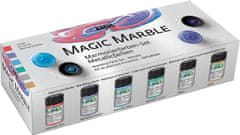 KREUL Sada Mramorovací barva "Magic Marble" metalická 6 x 20 ml, Hobby Line