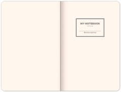 Grooters Notes Alfons Mucha – Dáma, linkovaný, 11 × 16 cm