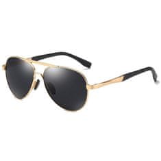 NEOGO Davey 2 sluneční brýle, Gold Black / Black