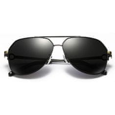 NEOGO Roddy 1 sluneční brýle, Gold Black / Black