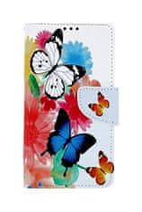 TopQ Pouzdro iPhone 11 knížkové Barevné s motýlky 49782