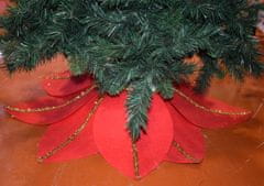 DUE ESSE Kryt stojanu na vánoční stromeček, červený, Ø 98 cm