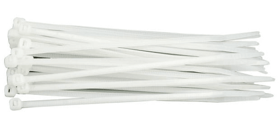 Vorel Páska stahovací 150 x 2,5 mm 100 ks bílá