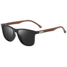 NEOGO Palree 5 sluneční brýle, Black Brown Wood / Black