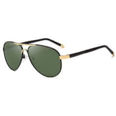 NEOGO James 5 sluneční brýle, Gold / Green