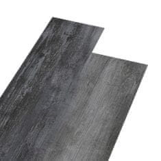 Vidaxl Podlahová krytina PVC 5,26 m2 2 mm lesklá šedá