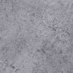Vidaxl Podlahová krytina PVC 4,46 m² 3 mm samolepicí cementově šedá