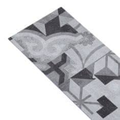 Vidaxl Samolepicí podlahová krytina PVC 5,21 m² 2 mm šedý vzor