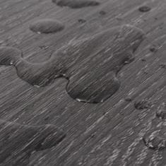 Vidaxl Samolepicí PVC podlahová prkna 2,51 m² 2 mm černobílá