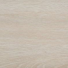 Greatstore Samolepicí podlahová krytina PVC 5,21 m2 2 mm dub klasický bílý