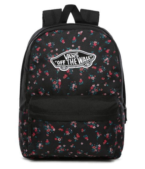 Vans dámský černý batoh WM Realm Backpack Beauty Floral Black