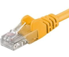 Kraftika Patch kabel utp cat 6, 0,5m - žlutý, nestíněné, cat.6