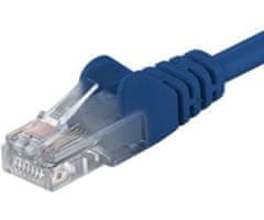 Kraftika Patch kabel utp cat 6, 0,25m - modrý, nestíněné, cat.6