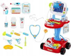 iMex Toys Lékařský vozík s vyšetřením EKG