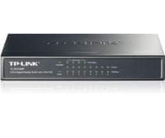 TP-Link Switch tl-sg1008p 8x glan, 4xpoe, 56w, kov, s poe