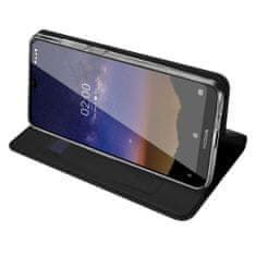 Dux Ducis Skin Pro knížkové kožené pouzdro na Nokia 2.2, černé