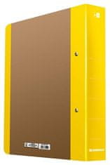 Donau Kroužkový pořadač "Life", neonově žlutá, 50 mm, A4, karton
