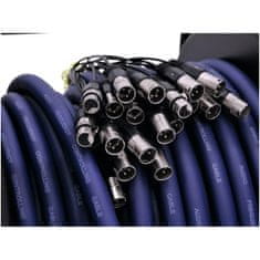 Omnitronic Multicore kabel 16 IN/4 OUT XLR, 30 m na kabelovém bubnu