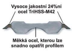 Barke otočný nůž TERSA délka 450 mm, materiál TriHSS-M42 TersoTri (105040450)
