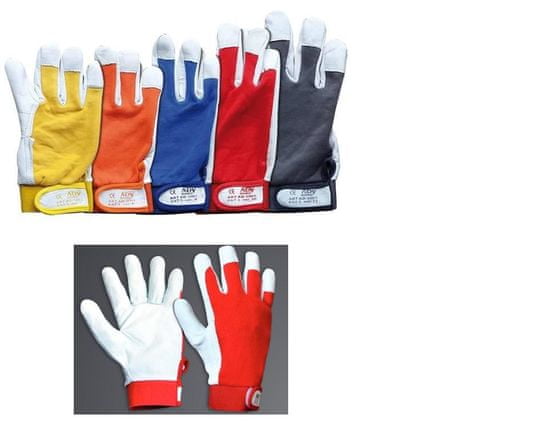 ADV gloves rukavice kombinované DORO vel 7-žluté (1001-07-ADV)