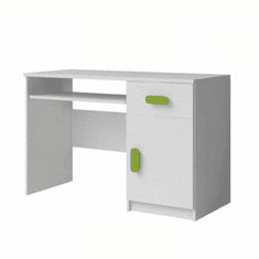 BPS-koupelny PC stůl, bez úchytek, bílá, SVEND TYP 8