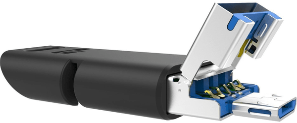 Flash disk Silicon Power Mobile C50 3v1 32 GB (SP032GBUC3C50V1K) vysokorychlostní USB 3.0 flashka fleška