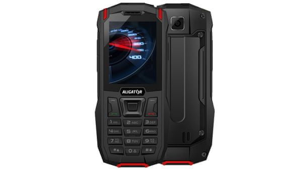 Aligator K50 eXtremo, odolný telefon, voděodolný, prachuvzdorný, odolný proti nárazu a pádu, GPS, LED svítilna