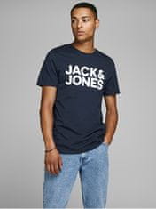 Jack&Jones Pánské triko JJECORP 12151955 Navy Blazer Slim (Velikost M)