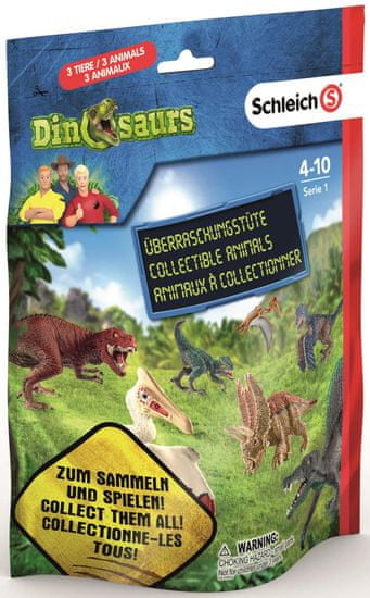Schleich Sáček s překvapením - mini dinosauři L, série 1