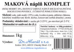 Dr. Hlaváč Maková náplň Komplet 1 kg