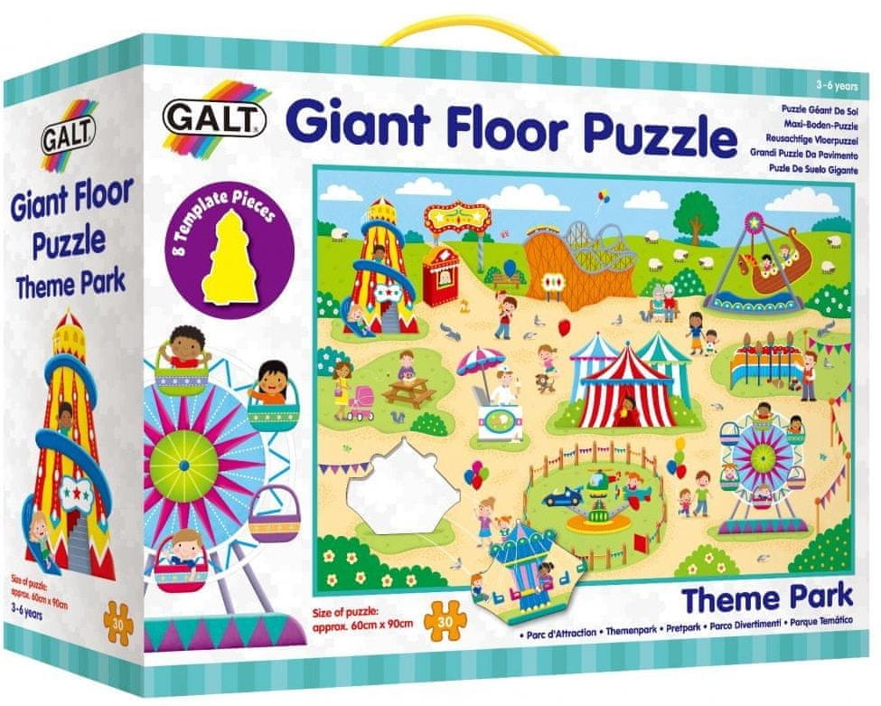 Levně Galt Velké podlahové puzzle - Zábavní park