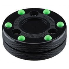 Green Biscuit Inline Puk Green Biscuit Roller Hockey, černá
