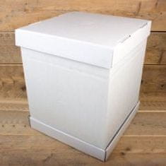 FunCakes Dortová krabice na patrový dort pevná 52x52x70cm 