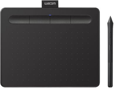 Wacom Intuos M Bluetooth, černá (CTL-6100WLK) 2500 LPI 1024 úrovní přítlaku stylus 2 tlačítka