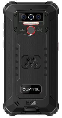 Oukitel WP5 Pro, velká kapacita baterie, dlouhá výdrž, čtečka otisků prstů, rozpoznání obličeje, odemykání obličejem
