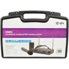 QTX VHN2, 2-kanálový bezdrátový mikrofonní set 173,8 MHz / 174,8 MHz