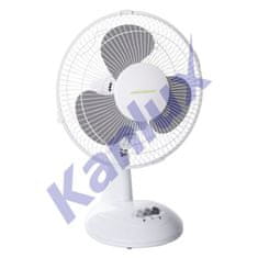 Kanlux Kanlux Stolní ventilátor VENETO-23GR, 30 cm, šedý 5905339238108