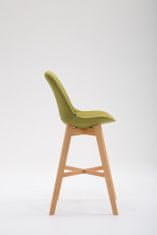 BHM Germany Barová židle Cane (SET 2 ks), zelená