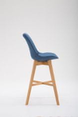 BHM Germany Barová židle Lucia (SET 2 ks), modrá