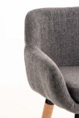 BHM Germany Barová židle Grane (SET 2 ks), světle šedá