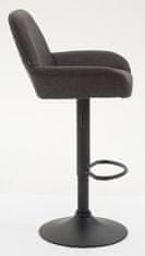 BHM Germany Barová židle Brag (SET 2 ks), tmavě šedá