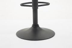 BHM Germany Barová židle Brag (SET 2 ks), syntetická kůže, černá