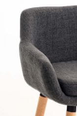BHM Germany Barová židle Grane (SET 2 ks), tmavě šedá