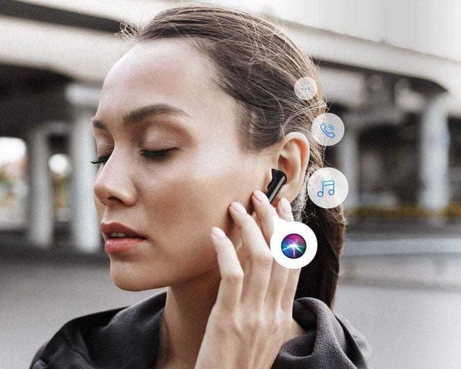  SoundPeats TrueAir vezeték nélküli Bluetooth fülhallgató multifunkciós, érintésre érzékeny vezérlés