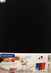 Veratex VERATEX Froté prostěradlo jednolůžko 90x200/16cm (č.35-černá)
