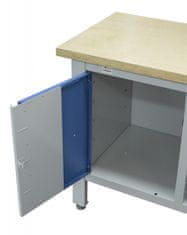 AHProfi Pracovní stůl se třemi zásuvkami, skříňkou a policí - TSK7513-L