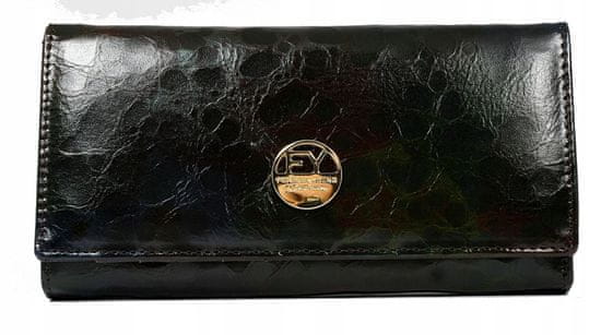 FOREVER YOUNG Originální dámská kožená peněženka Lynn, černá
