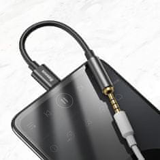 BASEUS L54 adaptér z USB-C na 3.5 mm audio jack, černý