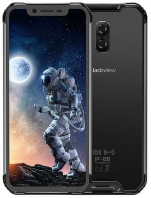 iGet Blackview GBV9600E, extra odolný a robustní telefon, vodotěsný, odolný proti prachu, nárazuvzdorný, duální fotoaparát, dlouhá výdrž baterie, AMOLED displej