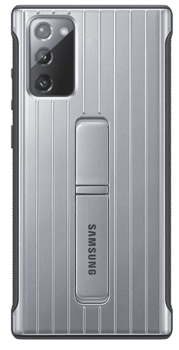 Samsung Tvrzený ochranný kryt Note 20 Silver EF-RN980CSEGEU